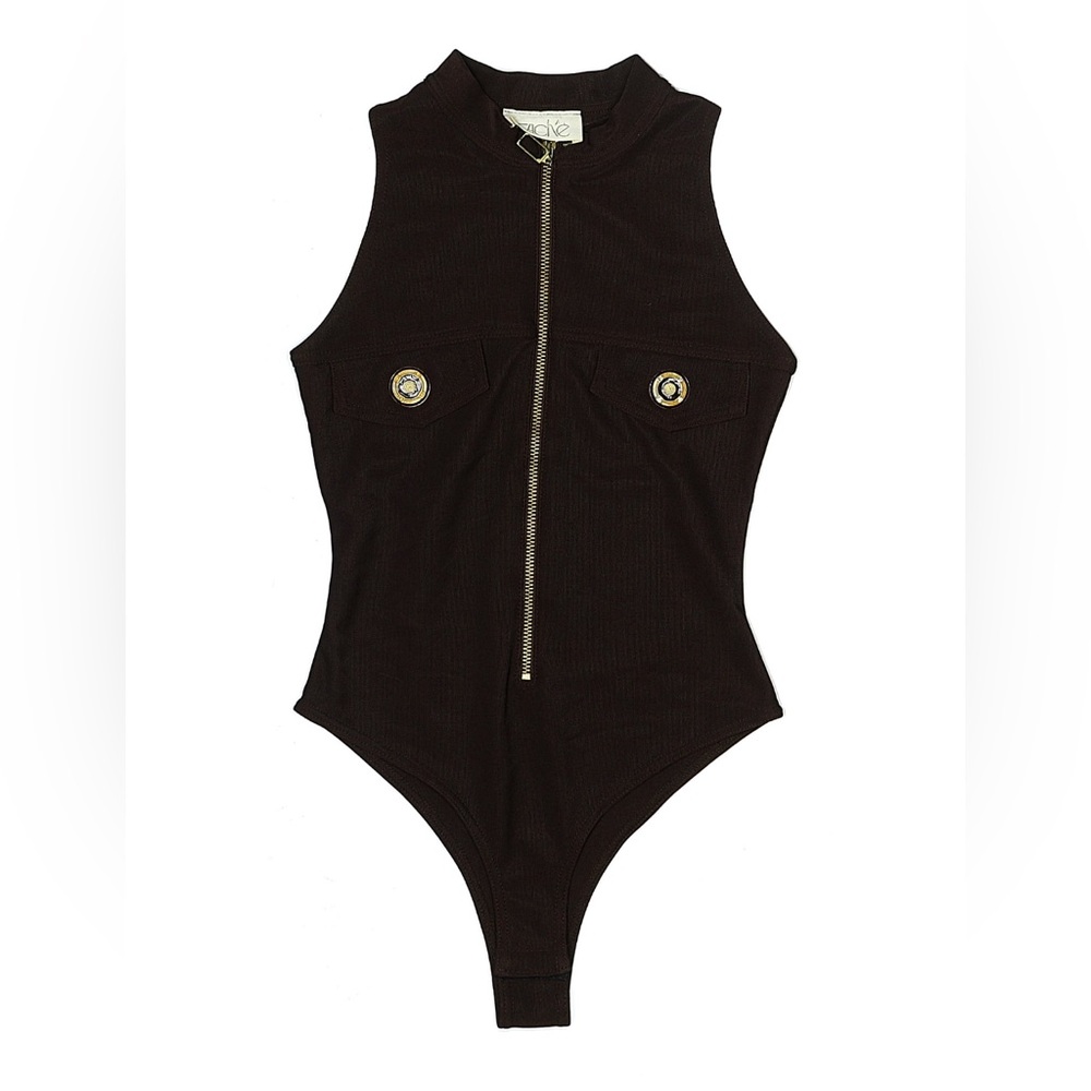 Cache Brown Bodysuit Tank top